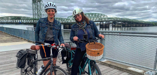 Portland Moms on the Loose: A Decadent Bike Overnight to the Vancouver Waterfront